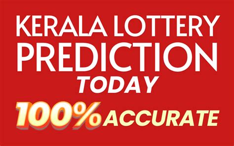 kerala lottery prediction today guessing number